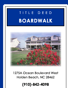 Boardwalk Holden Beach NC